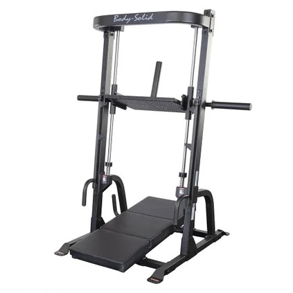 Body Solid GLCE365B Leg Extension Curl Machine, lavička pro předkopávání a zakopávaní